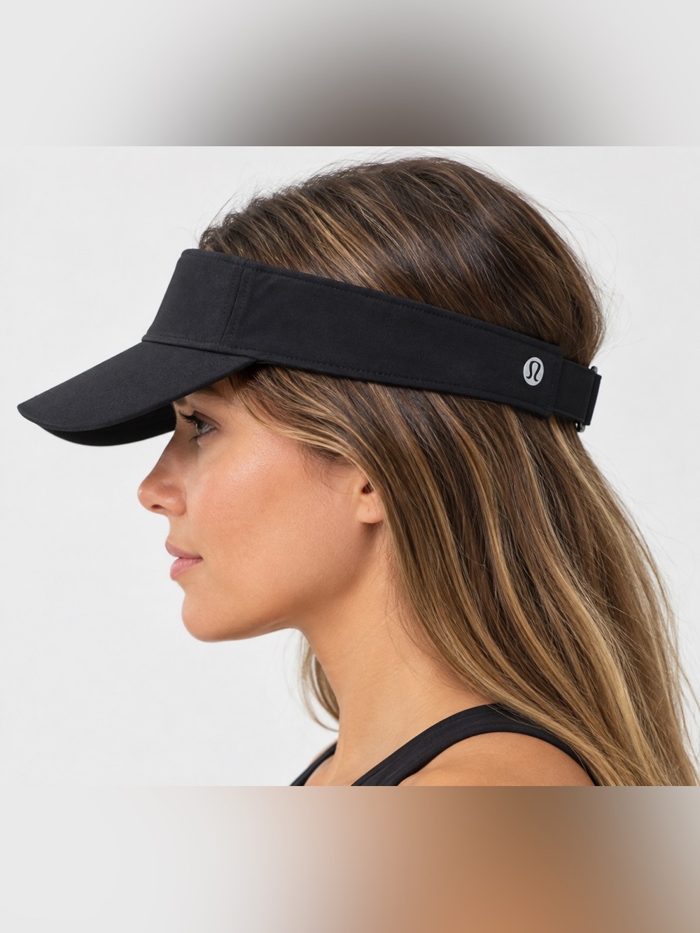Lululemon Removable Sweatband All-Sport Visor Black L/XL NWT